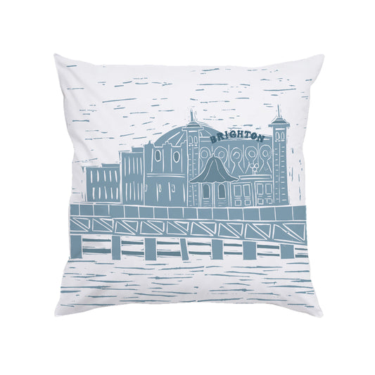 Brighton Lino Print Cushion