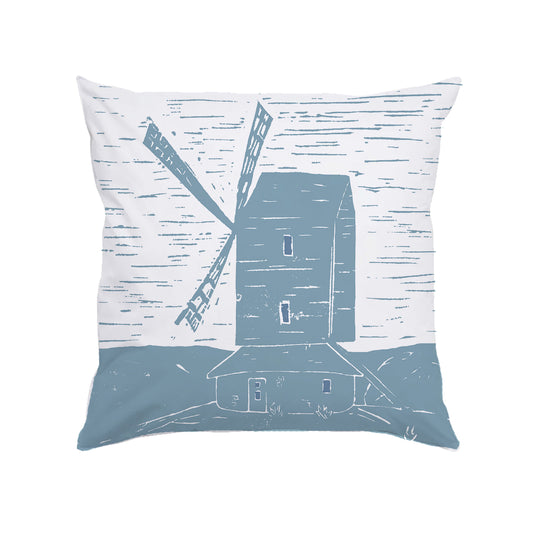 Windmill Lino Print Cushion
