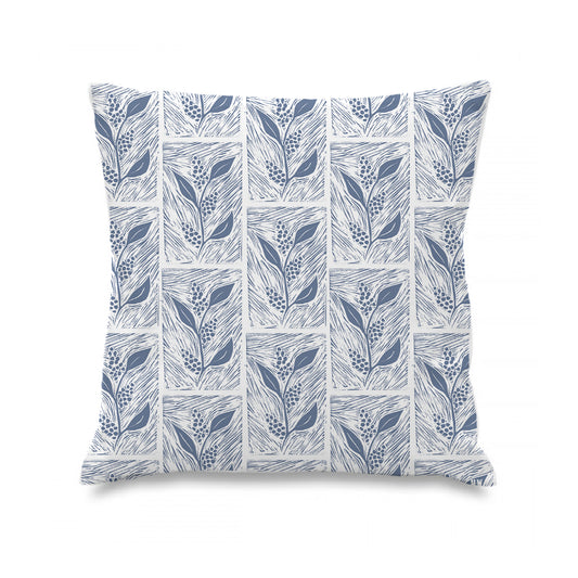 Climbing Floral Lino Print Cushion