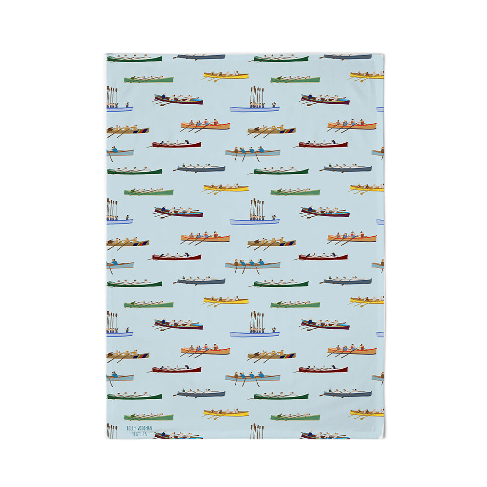 Gig Races Illustrated Tea Towel