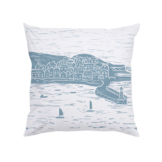 St Ives Lino Print Cushion