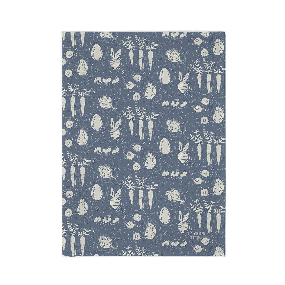 Veggies Lino Print Tea Towel