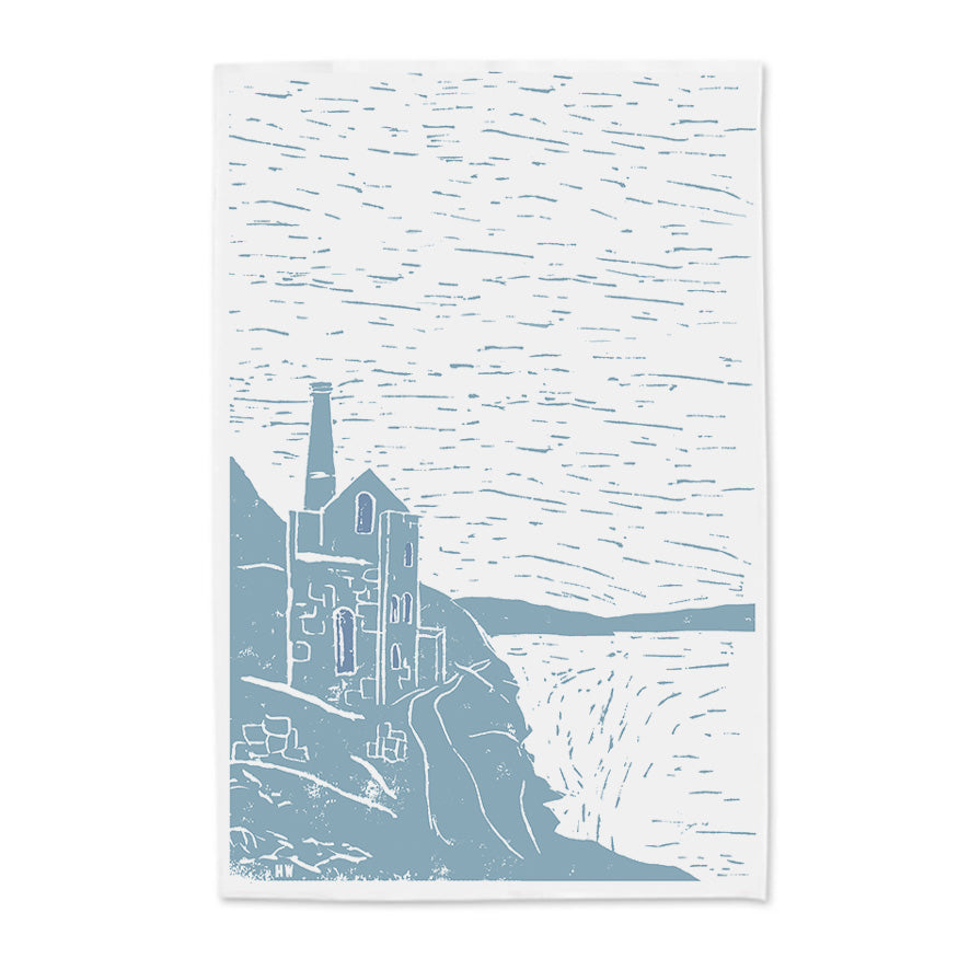 Cornish Tin Mine Tea Towel