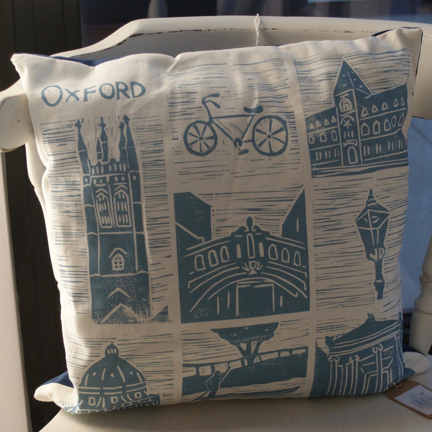 Oxford Lino Print Cushion