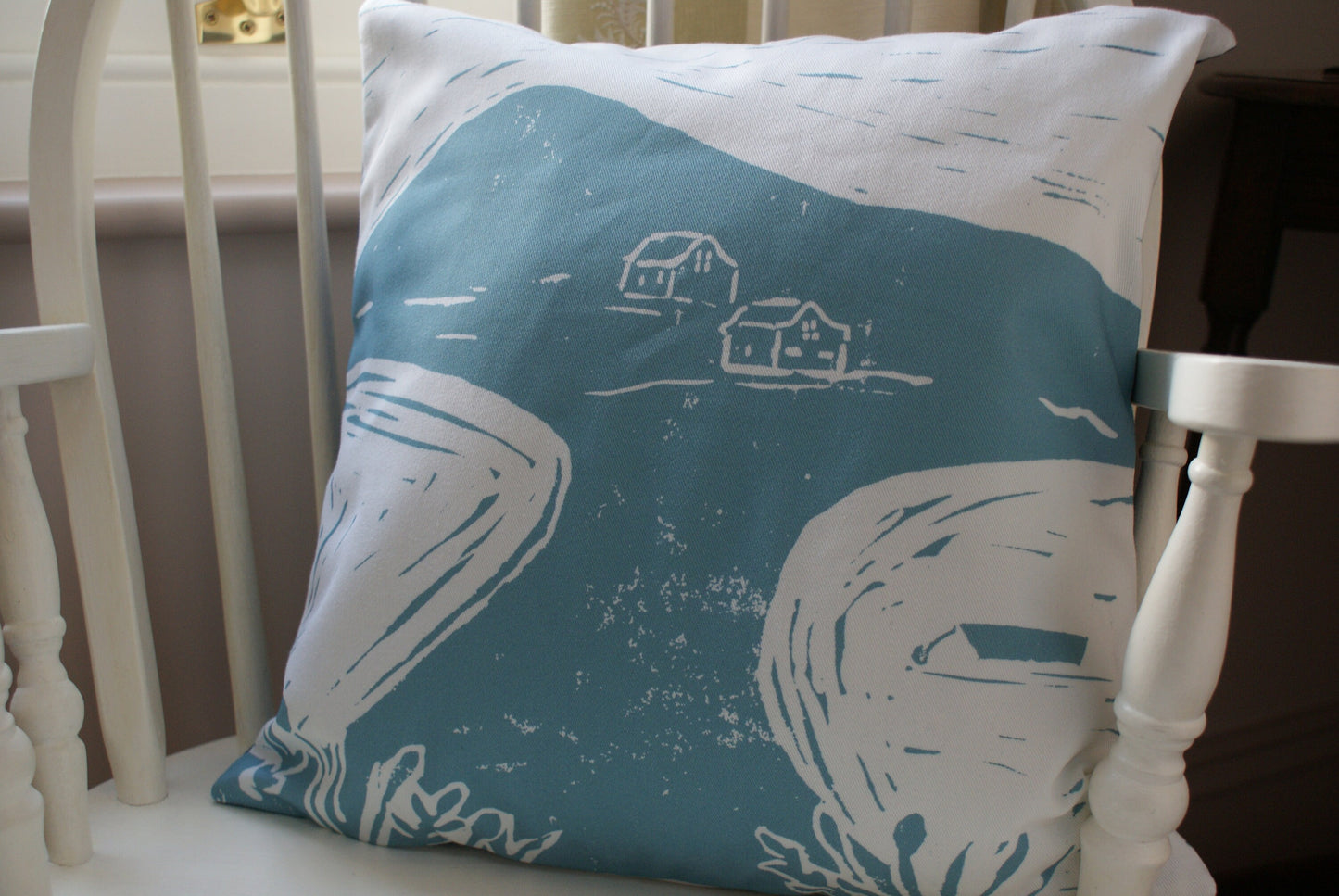 Gugh Lino Print Cushion