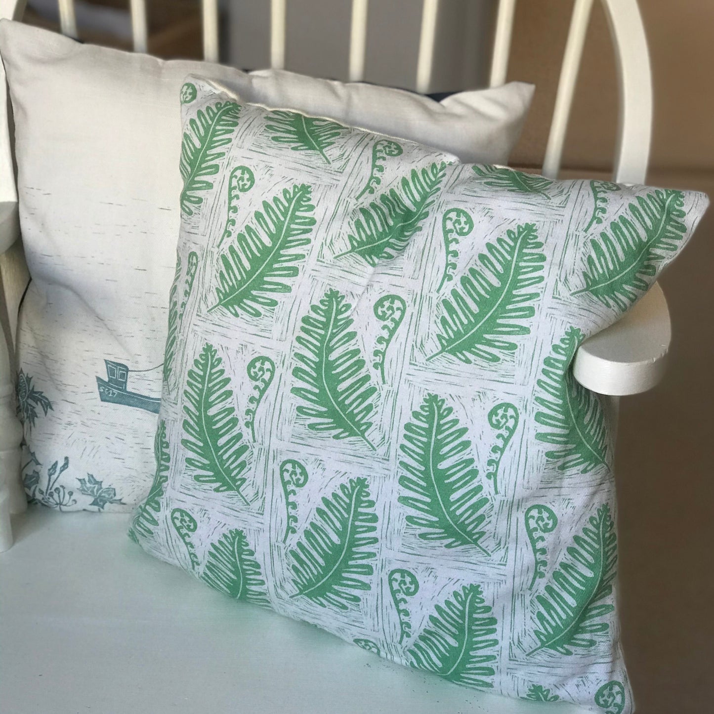 Fern Frond Lino Print Fabric