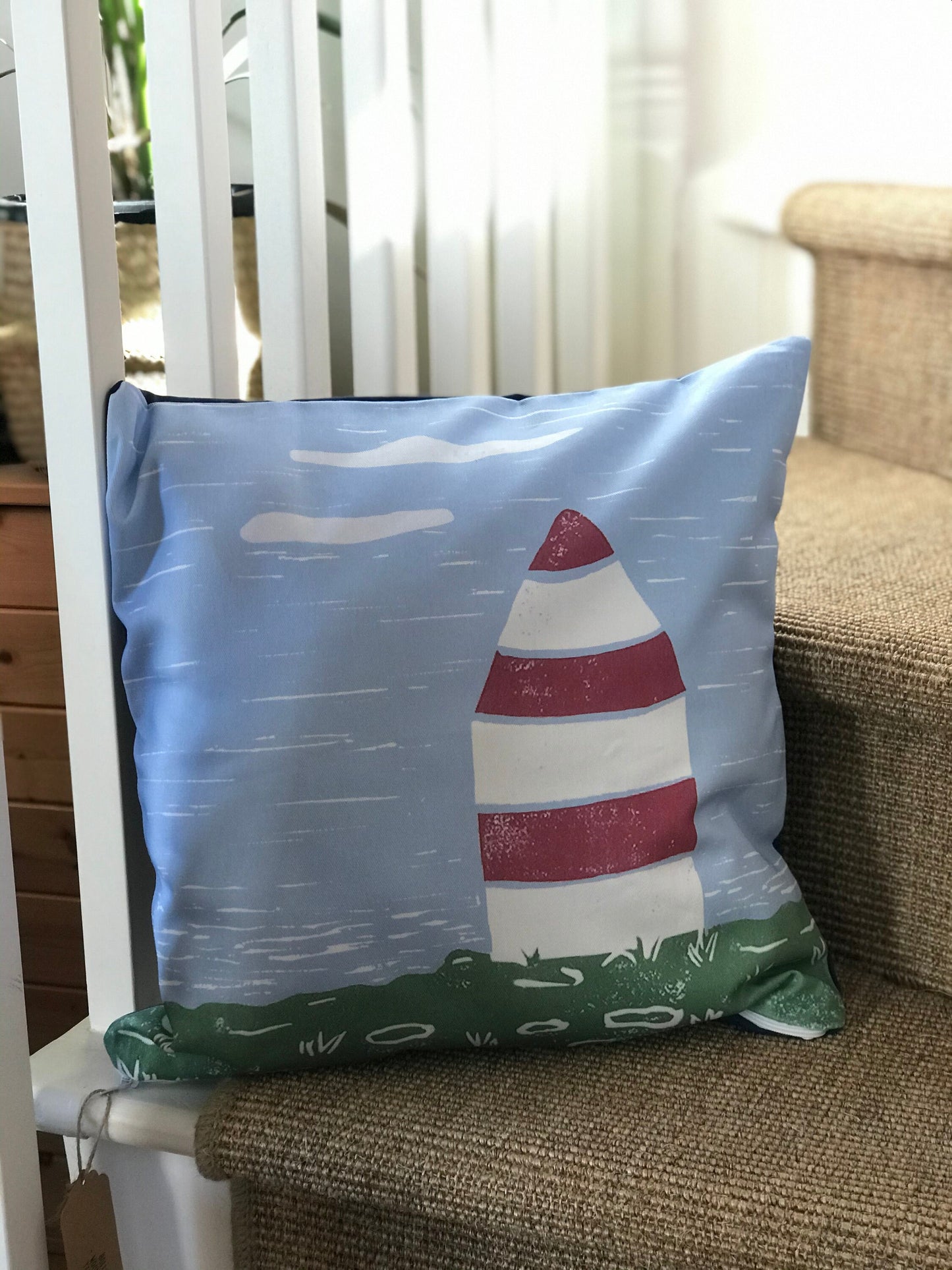 St Martins Lino Print Cushion