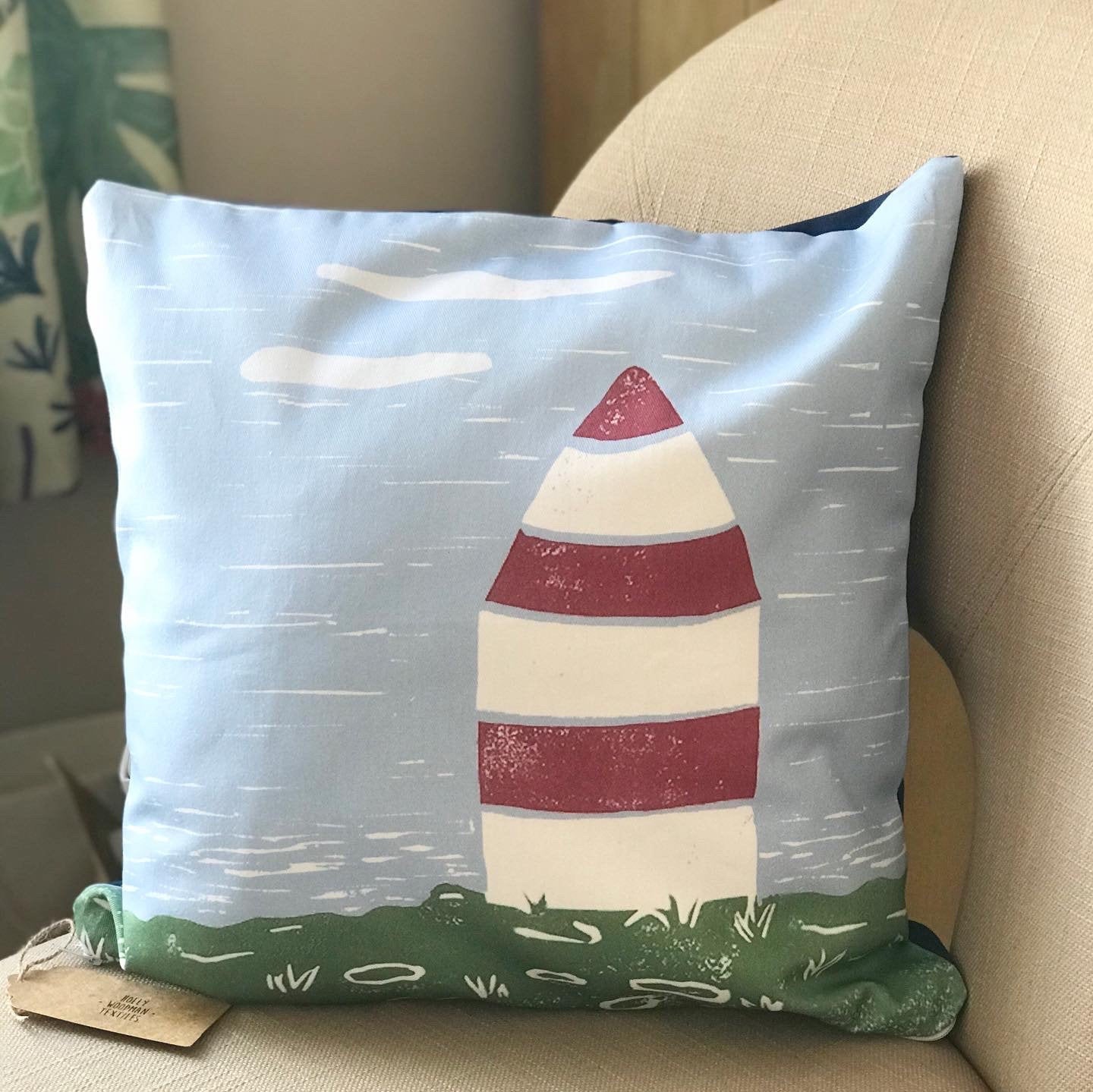 St Martins Lino Print Cushion