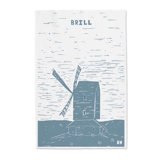 Brill Windmill Lino Tea Towel