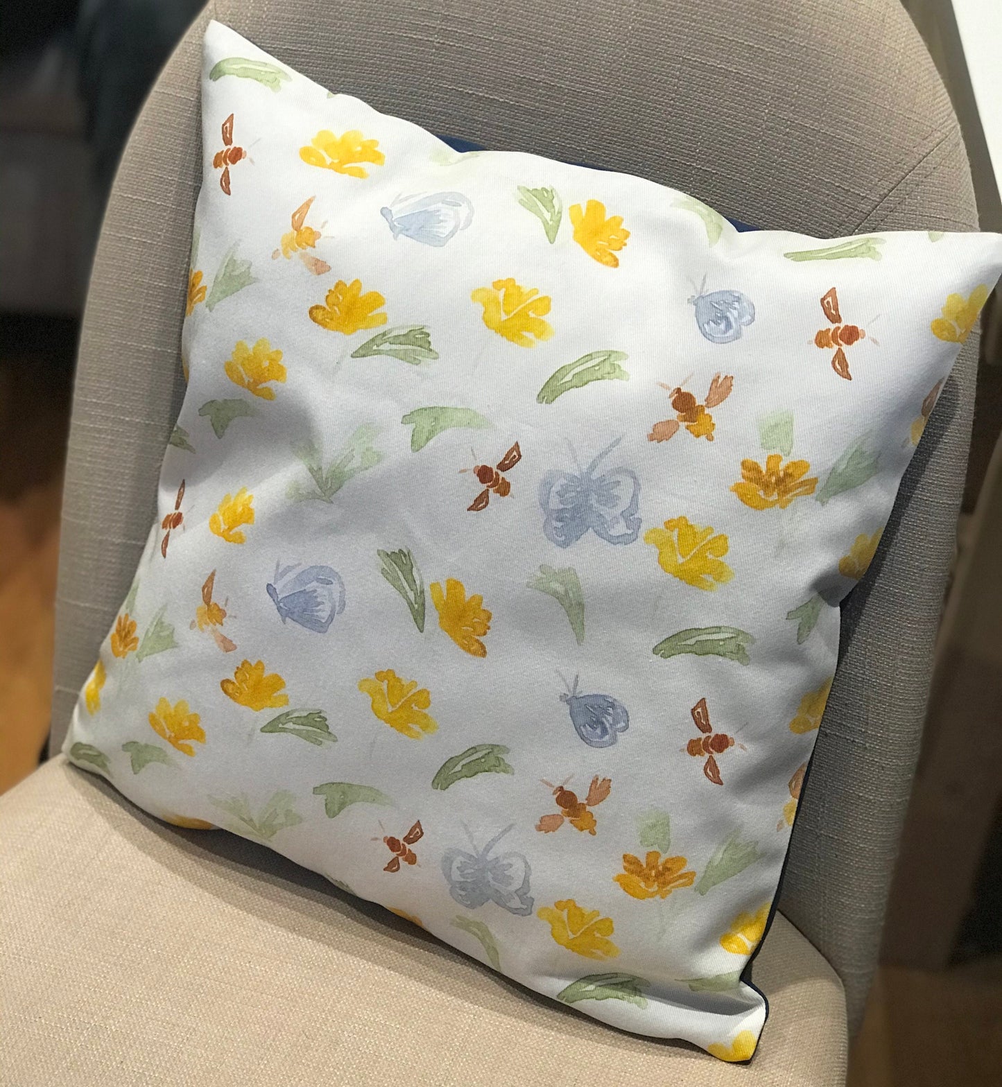 Scilly Bees Cushion