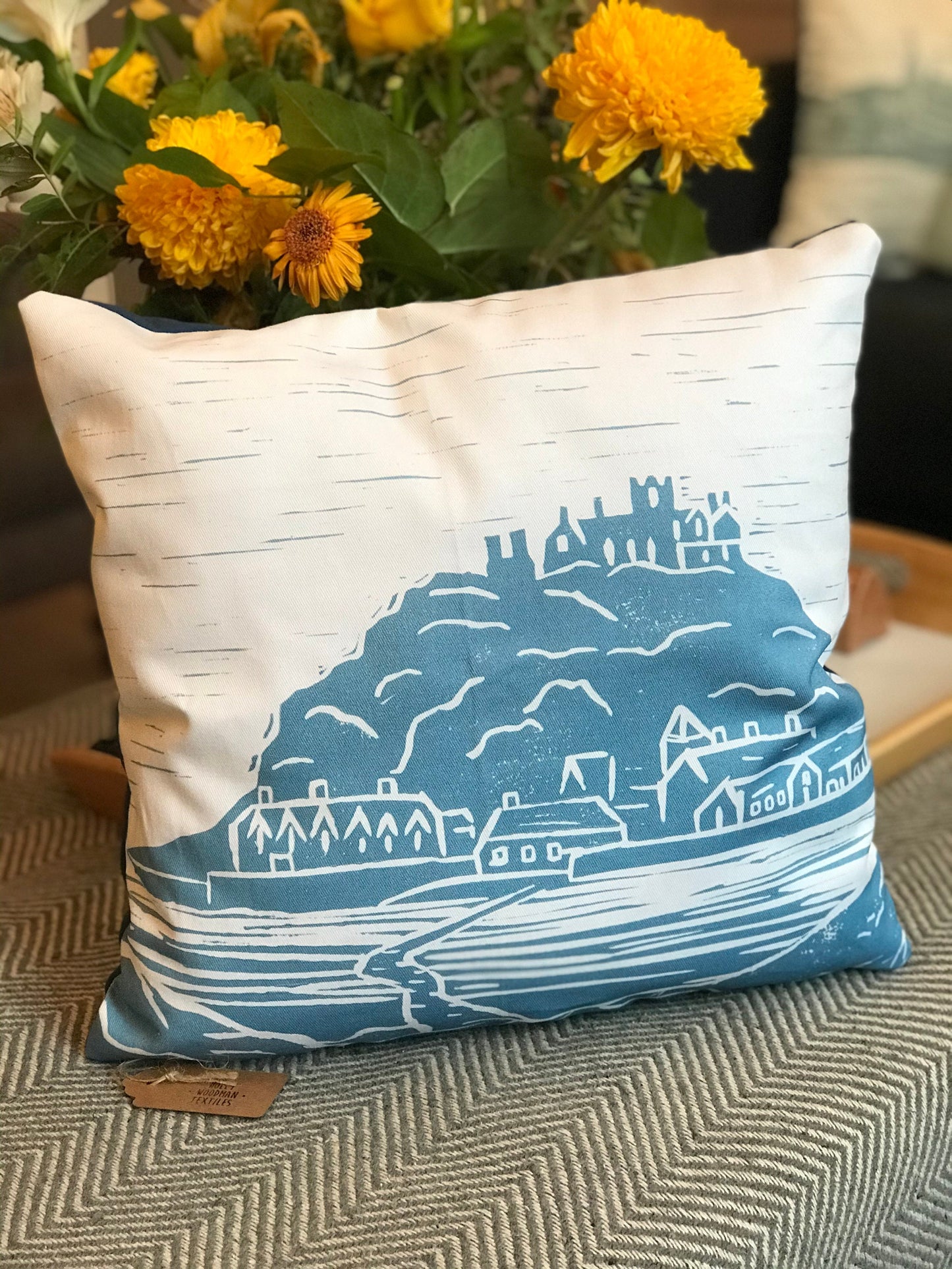 St Michael's Mount Lino Cushion
