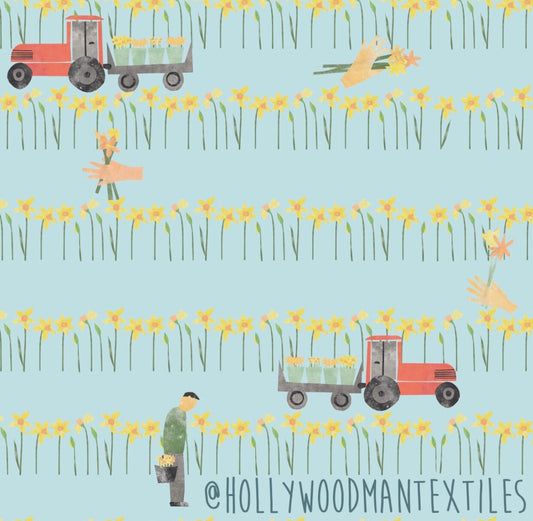 Daffodil Fields Fabric