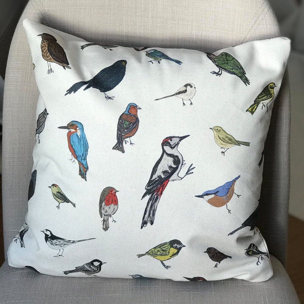 British Birds Cushion