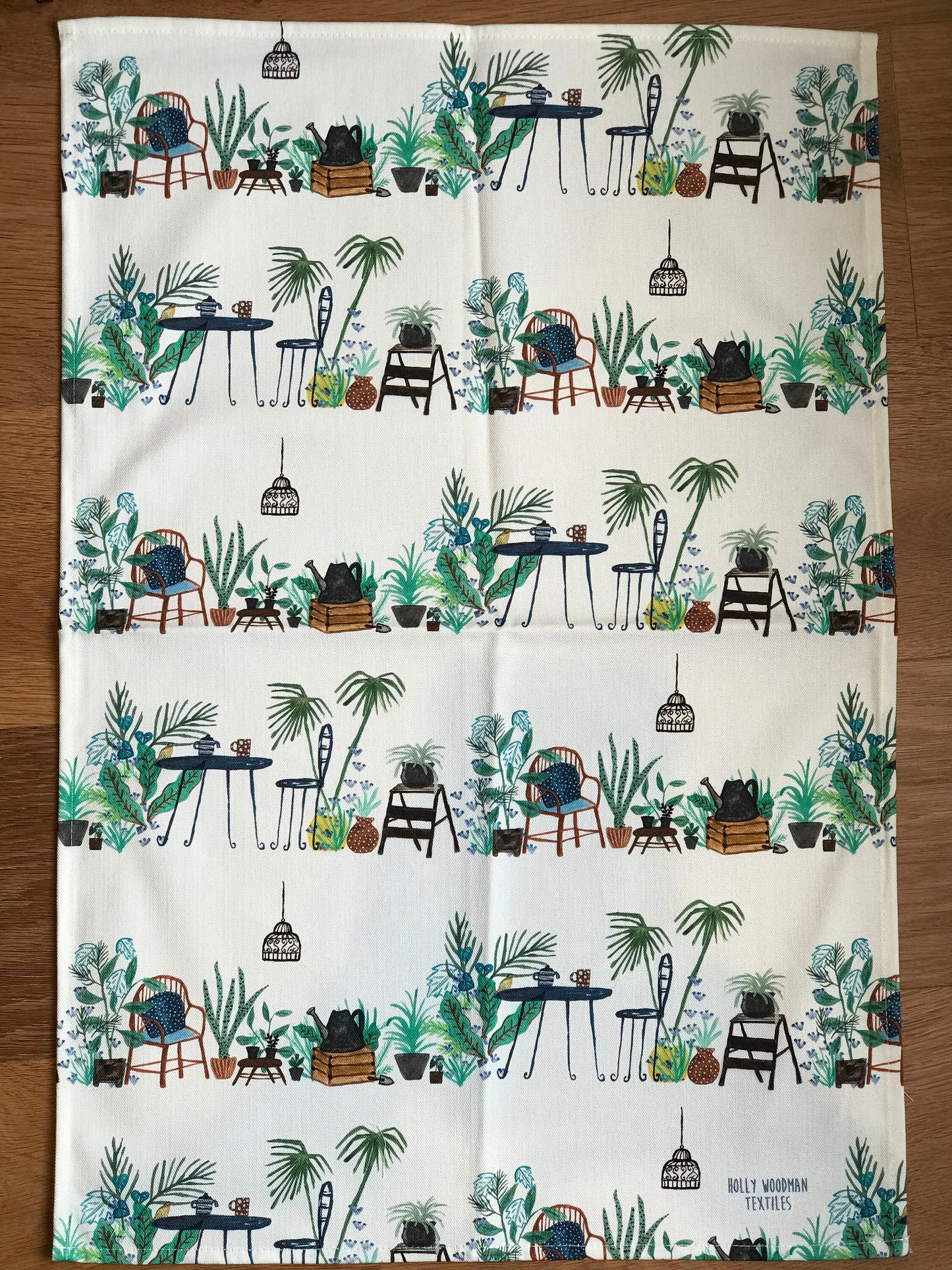 Garden Glasshouse Tea Towel