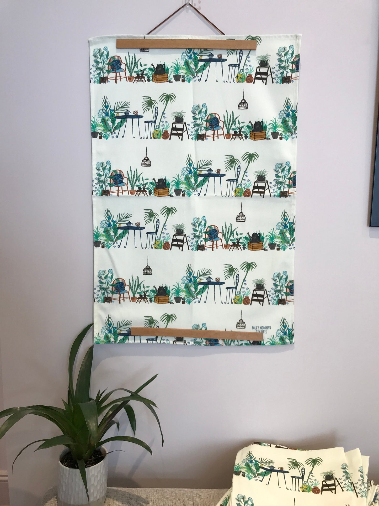 Garden Glasshouse Tea Towel