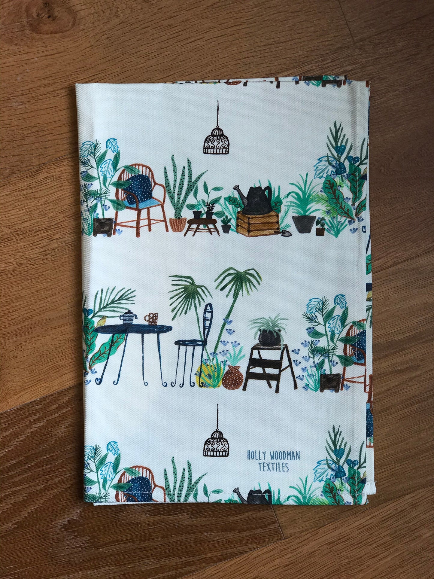 Garden Glasshouse Tea Towel
