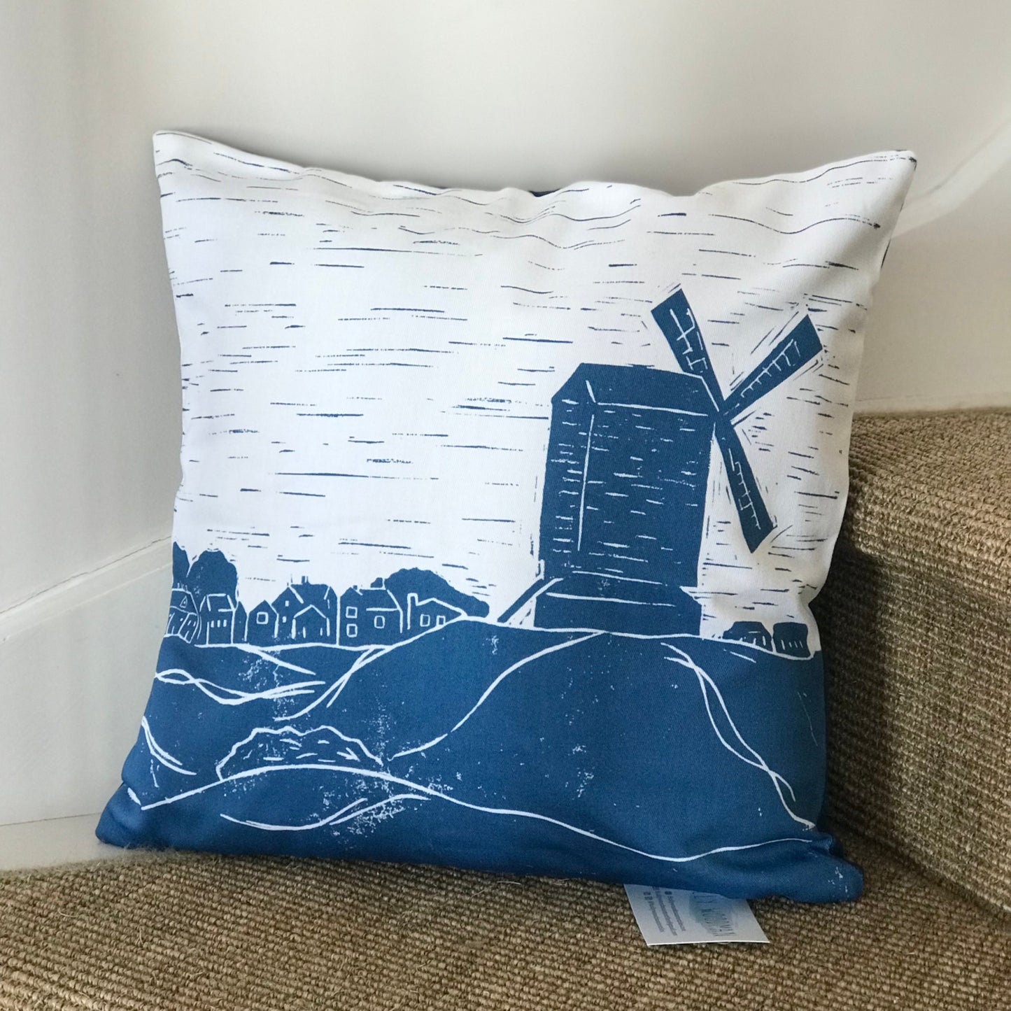 Brill Village Lino Cushion Cover