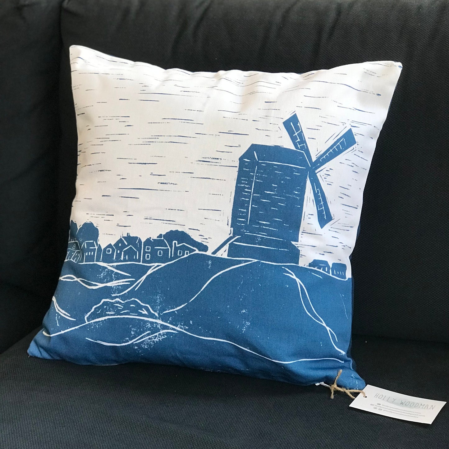 Brill Village Lino Cushion Cover