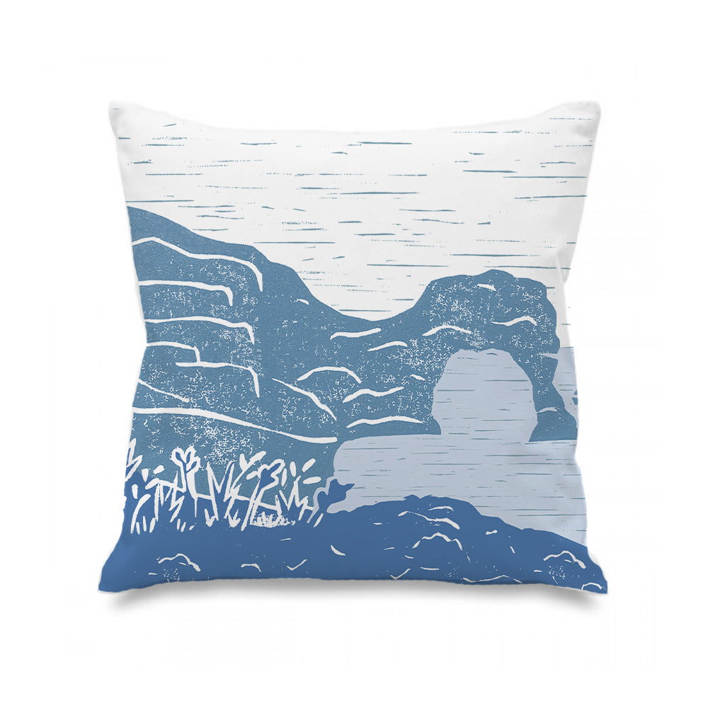 Durdle Door Lino Cushion