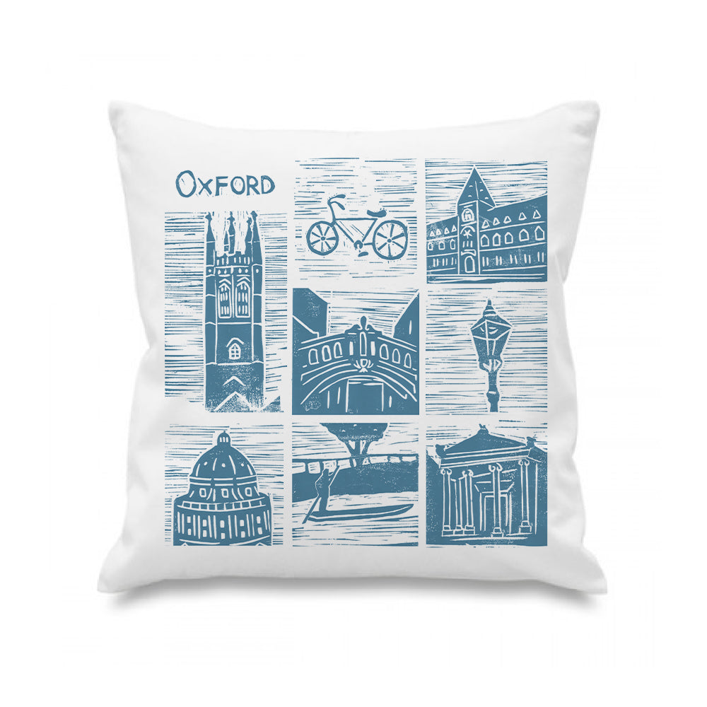 Oxford Lino Print Cushion