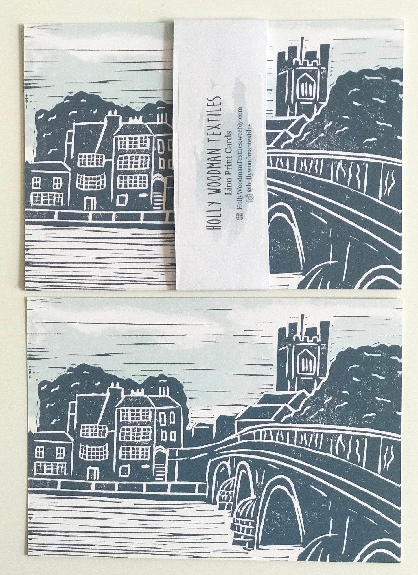 Lino Print Postcards